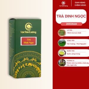 Trà Đinh Ngọc - Lộc Tân Cương -  Trà Thái Nguyên Thượng Hạng Hộp 250 gram