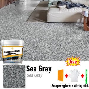 【Clear out the inventory】2025 import Epoxy Colored Sand paint epoxy flooring paint High Gloss Paint Imitation Marble Texture Hard/Wear-resistant/Anti-slip Floor Paint 地坪漆
