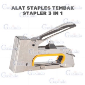 ALAT STAPLES TEMBAK STAPLER 3 IN 1 1/4/6/8 mm S8400 ALAT TEMBAK STAPLES HEKTER
