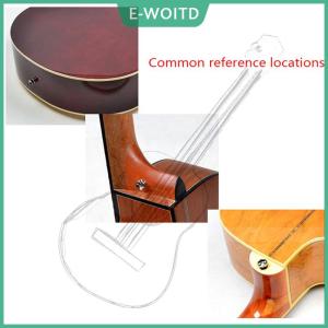 【E-WOITD】 2PCS/Pair guitar strap locks chrome belt lock button buckle guitar accessories