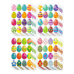 256Pcs Eggs Decorative Sticker for Journal Laptop Phone Case Festival Party Sticker Sticker for Envelope Packaging