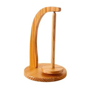 FDGFGG Spinning Wooden Yarn Holder Rotating Wool Ball Yarn Stand Knitting Tool ic Thread Spool Crochet