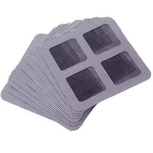 50PCS Disposable Shower Floor Drain Cover Sink Hair Catcher Mesh Stickers Blocking Filter