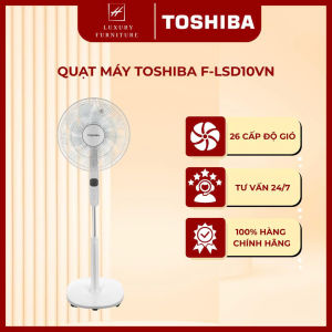 [Giao hỏa tốc HCM] Quạt đứng Toshiba F-LSD10VN|BH chính hãng (trắng/xám)