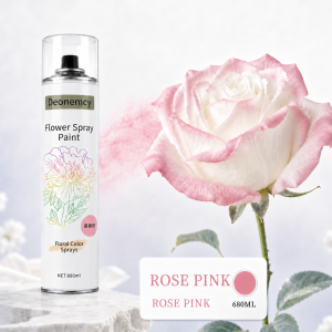 【680ML】Floral Spray Paint for Flowers Quick Color Spray for Rose Bouquet DIY Floral Art