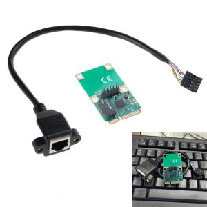 High Performance Mini PciE to Gigabit Adapter Converter for Desktop Compliant with Ieee802.38023u 802.3ab