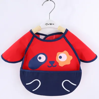 Baby Apron Baby Bibs Waterproof Children Apron Cartoon Apron Bayi Kanak-Kanak 儿童围兜罩衣防水防脏