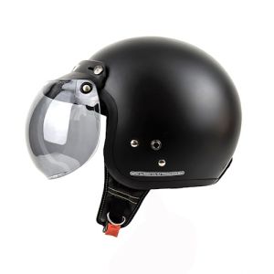 HELM BOGO RETRO SNI DEWASA WANITA DAN PRIA + CEMBUNG VISOR SMOKE/CLEAR