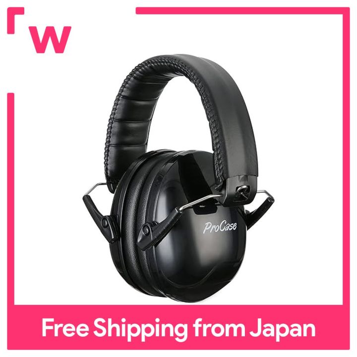 [ProCase] Noise reduction safety earmuffs for kids/adults, sound  insulation, hearing sensitivity Ear covers with adjustable headband Hearing 