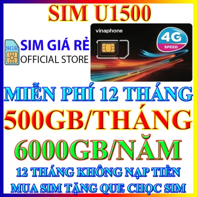 FREESHIP - Sim 4G Vinaphone trọn gói 1 năm VD149 D159V U1500 BIG50Y FHAPPY D89Y D500 - Shop sim giá rẻ - CHƯA KÍCH HOẠT.