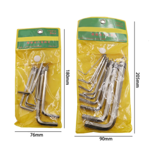 8/10 Pcs Metric Wrench Set Allen Alan- Hex Hexagon for Key with for Key Ring Chrome Vanadium Steel Multipurpose Hand Rep