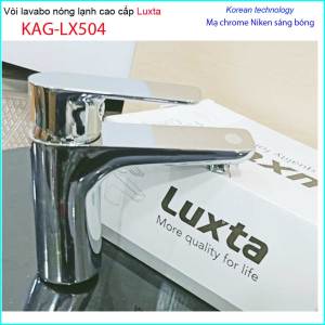 [HCM]Vòi lavabo nóng lạnh Luxta KAG-LX504 Vòi chậu rửa mặt nước mạnh tay mở êm ái sử dụng siêu bền thiết kế tuyệt đẹp