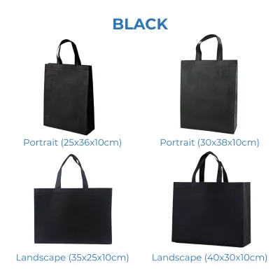 Non Woven Bag Reusable Shopping Bag | Eco Friendly Tote Bag | Gift Bag | Goodie Bag | Gift Bag 4 Sizes Multi Colors