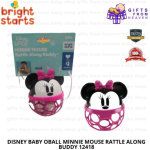 DISNEY BABY OBALL MINNIE MOUSE RATTLE ALONG BUDDY 12418