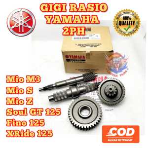 Gigi rasio set mio m3 mio s mio z mio soul gt 125 fino 125 x ride 125 gear rasio st Asli original Yamaha 2PH