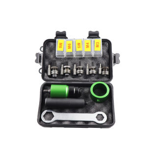 HIFESON M3 M4 M5 M6 M8 M10 Electric G-u-n Adapter Rivet Head Rivet Nut Drill Adapter Riveter Connector Hand Tool Kit Riveting Set For M3 M4 M5 M6 M8 nuts