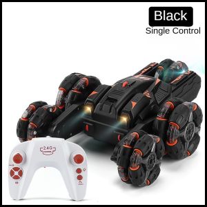 Remote Control Stunt Car with Swing Arms ， Smooth Touch 、 off-Road 、 Spray 、 Deformation Toy ， Climbing Twist Car
