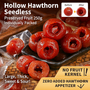 Selection Non-nuclear Hollow Hawthorn Kids Snacks Non-Sugar-Free Fresh Non-Additive Dried Fruit Preserved Individual Packaging Delicious Snacks
