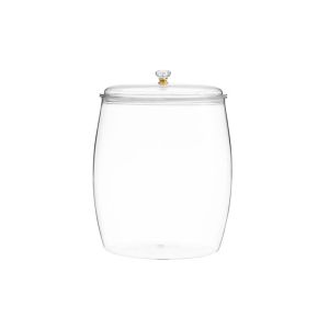 SIDSI โปร่งใสโปร่งใส โถเก็บซีเรียล ที่ปิดสนิท พร้อมฝาปิด โหลลูกอมลูกอม ภาชนะบรรจุอาหาร ปากกว้างปาก กล่องเก็บธัญพืช คุกกี้คุกกี้