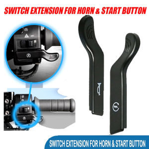🔥🔥🔥fenglin 1 Pair Universal Motorcycle Modification Start Up Switch Button Horn Switch Extender Extension Keys Rubber Button Horn Switch