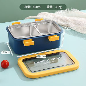 304 stainless steel lunch box insulation sealed food storage container / water filling heating lunch box for office workers / students