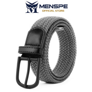 MENSPE Men Sports Belt Outdoor Punch-free Woven Belt High Elastic Adjustable Belt Waistband Youth Sports Canvas Pant Belt Breathable Belt  Casual Simple Nice Waistband