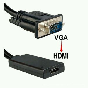 Cáp chuyển đổi VGA to HDMI Có Audio chất lượng cao