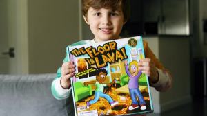 [XinNgo.] The Floor is Lava - Interactive Game for Kids and Adults - Promotes Physical Activity - Indoor and Outdoor Safe