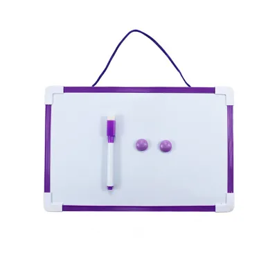 Magnetic Kids Whiteboard Dry Wipe Board 4 Colors Frame Mini Drawing White board Small Hanging Erase Boards With Pen