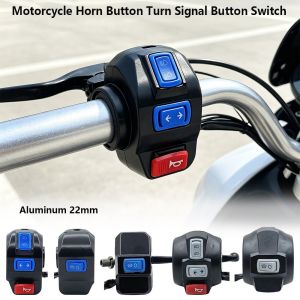 PLNBFG 22mm Motorcycle Horn Button Plastic Aluminum Electric Tricycle Bike Scooter Handlebar Switch High Quality 5 Styles Hand Brake Handle Seat Assembly For Gy6 50cc 125cc