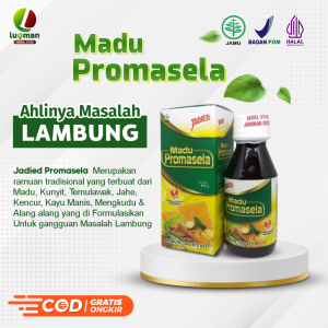 Madu JADIED Promasela BPOM Madu Sehat Lambung Gerd Madu Maag 160 gr