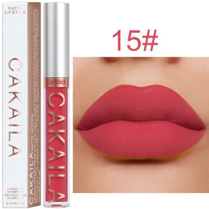 CAKAILA Lipstik 18 Matte Lipstick Liquid Waterproof And Drable Long Lasting XX019