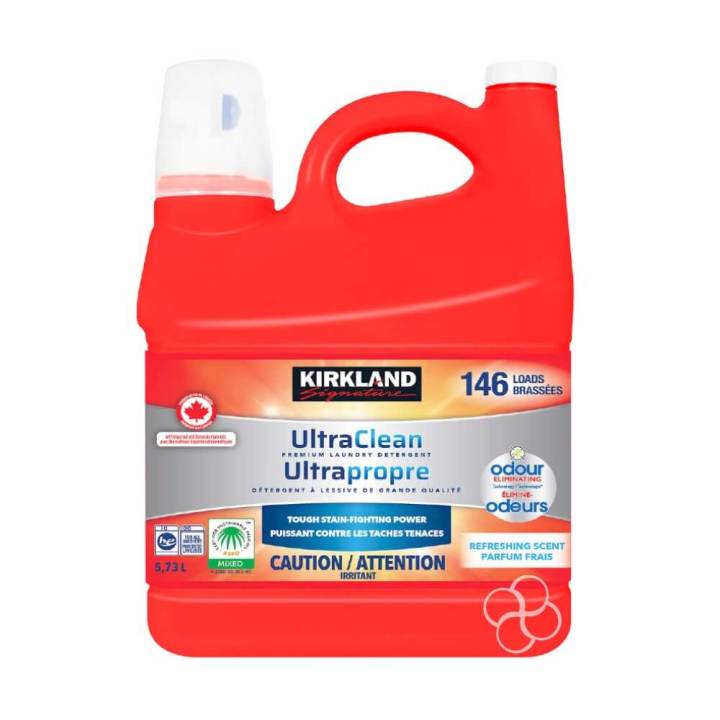 Kirkland Signature Ultra Clean Premium Liquid Laundry Detergent 5.73L