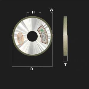 Hanson8 CBN Resin Bond Grinding Wheel Flat Shape for High Speed Steel and Bearing Steel Polishing Abrasive Disc P7Q2M