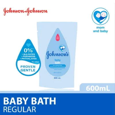 Johnson Baby Bath Value Sale Refill Milk Rice Bath Peach Milk Oats 600ml No Tears Gently Wash 99.9% Of Germs