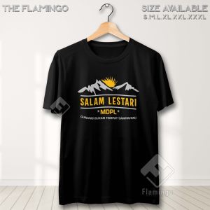COD Boleh! 💳 Mountain Climber T-Shirt Outdoor Clothes MDPL SALAM LESTARI - Distro Adventure Adventurer Traveler - 4066