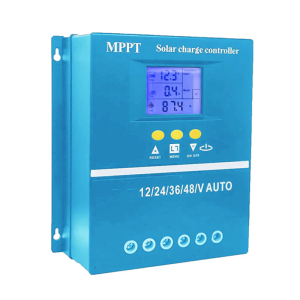 Solar Panel Regulator with LCD Display MPPT Solar Charge Controller for 12V-48V Systems Improved Control Enduring