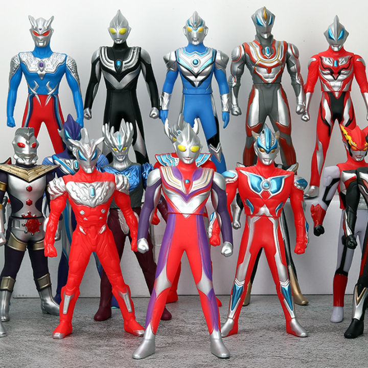 VMQ Ultraman Toy 23cm Height Rubber Movable Geed Zero Belial Dx Altman ...