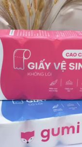 (Tặng kèm 2 cuộn) Set 10 cuộn giấy vệ sinh Gumi cao cấp bịch 4 lớp dày dặn mềm mịn.