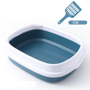 Cat Litter Box With Scoop Kitten Litter Box Cat Toilet Deodorization leakage prevention Litter Box