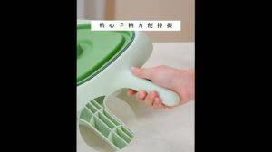 MLADEN 2100Ml Toilet Bowl Long Handled Slope Style Commode Care Basin Elderly Sick Bedridden Bedroom Use