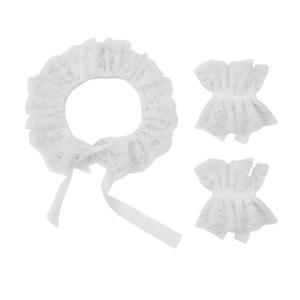 Có Thể Điều Chỉnh Ren Cổ áo giả Và Cổ Tay Còng Thiết Lập Mềm Mại Thoáng Khí Victoria phụ kiện trang phục Cho Phụ Nữ Thanh Thiếu Niên trang phục dự tiệc