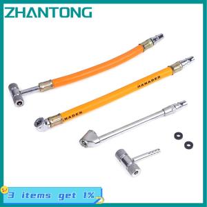 ZHANTONG Inflatable xe đạp xe máy xe tải lốp Inflator kết nối phần cứng công cụ xe vòi phun van Air hose bơm kim bơm