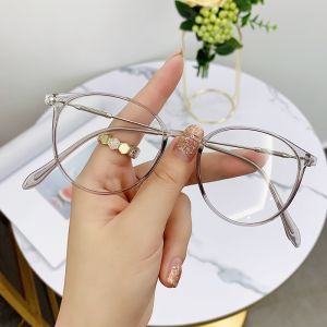 [COD] Kacamata Anti Radiasi Kacamata Anti Blue Light Lensa Oval Oversize Kacamata Wanita Fashion Korea