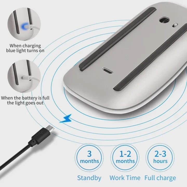 AZXSD%20Xiaomi%20Wireless%20Magic%20Touch%20Mouse%20Bluetooth%20Dual-Mode%20Silent%20Rechargeable%20Slim%20Ergonomic%20Computer%20Mice%20For%20%20Macbook%20Air%20-%20Image%205
