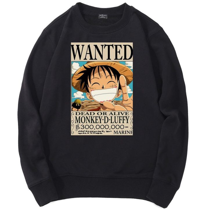 WANTED Sweatshirt Basic Anime II Sweater Crewneck WANTED One Piece