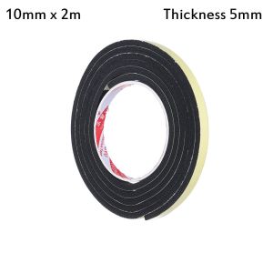 VOYUE 1pcs Hardware Kitchen Waterproof Window Door Weather Stripping Seal Strip Single Sided Adhesive Rubber Strip Tape Foam Sponge