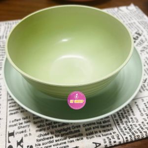 Bộ Chén Đĩa nhựa lúa mạch ST GROUP bền nhẹ chịu nhiệt màu sắc tươi mới đựng thức ăn đa năng tiện dụng Mâm cơm gia đình decor nhà đẹp