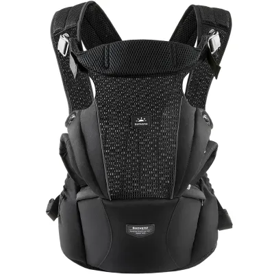 Sunveno Baby Carrier with Hip Seat Baby Carrier Newborn to Toddler Ergonomic Cozy and Lightweight Infant Carrier Effortless to Put On Hands-Free Enhanced Lumbar Support