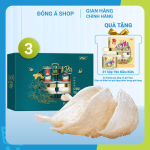 Yến Kiều - Combo 3 hộp Yến chưng đường phèn (hộp 8 hũ) tặng 1 hộp Yến Kiều Kid - Thành phần 30% từ yến Khánh Hòa tự nhiên - Thơm ngon tốt cho sức khỏe